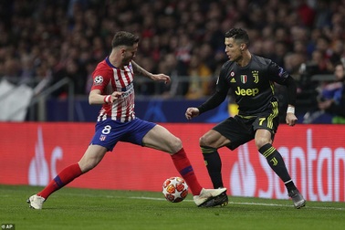 C.Ronaldo nhạt nhòa trong ngày Juventus bại trận trước Atletico