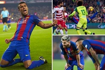 Đánh bại Granada, Barcelona giành ngôi nhì bảng La Liga