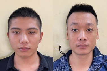 Hai thanh niên tạt sơn vào nhà người vay tiền để uy hiếp