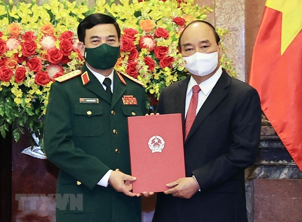 Bộ trưởng Quốc phòng Phan Văn Giang được thăng quân hàm Đại tướng - 1 Bộ trưởng Quốc phòng Phan Văn Giang được thăng quân hàm Đại tướng - 1