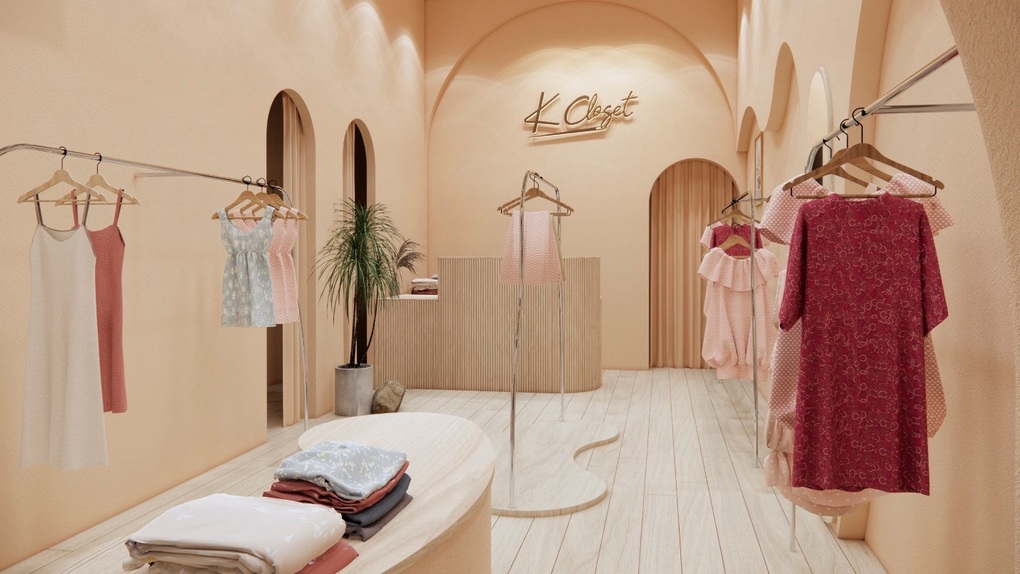 K CLOSET nâng cao thiết kế trải nghiệm cửa hàng thời trang - 2 K CLOSET nâng cao thiết kế trải nghiệm cửa hàng thời trang - 2