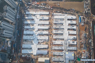 Vũ Hán có thêm bệnh viện dã chiến 1.500 giường