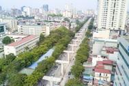 Hình ảnh mới nhất về tuyến metro Nhổn - ga Hà Nội