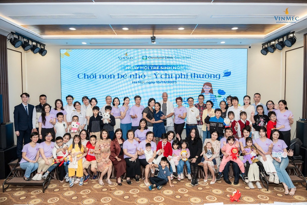 Återföreningen av Cuộc hội ngộ của những “chiến binh nhí sinh non” từng nặng chỉ 600 gram - 1