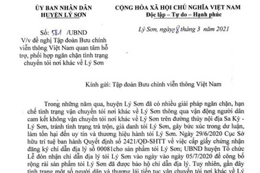 Thu hồi văn bản đề nghị bưu điện từ chối vận chuyển tỏi