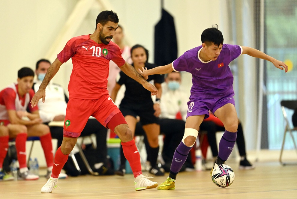 Đội tuyển futsal Việt Nam thua sát nút nhà vô địch châu Phi - 1 Đội tuyển futsal Việt Nam thua sát nút nhà vô địch châu Phi - 1