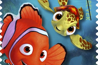 Các nhân vật hoạt hình lên tem