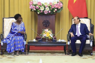 Chủ tịch nước Nguyễn Xuân Phúc tiếp Tổng Thư ký Tổ chức quốc tế Pháp ngữ