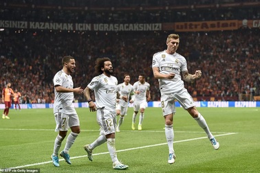 Galatasaray 0-1 Real Madrid: Kroos tỏa sáng
