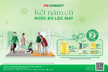 Hàng loạt khuyến mãi từ FE Credit nhân tháng sinh nhật và cuối năm