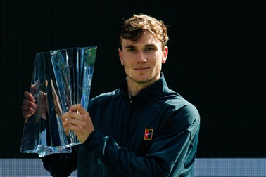 Ngôi sao trẻ Jack Draper lần đầu vô địch Indian Wells