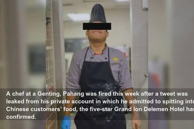 Sốc: Đầu bếp khách sạn 5 sao nhổ nước bọt vào đồ ăn của thực khách