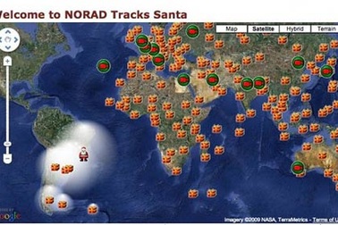 Mỹ huy động quân đội “theo dõi” ông già Noel