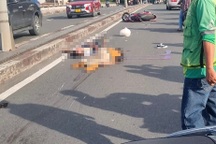 Tai nạn trên cầu trung tâm TPHCM, một người tử vong