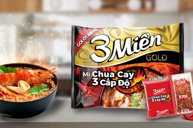 Uniben ra mắt Mì 3 Miền chua cay 3 cấp độ mới - chua cay chuẩn vị mỗi người