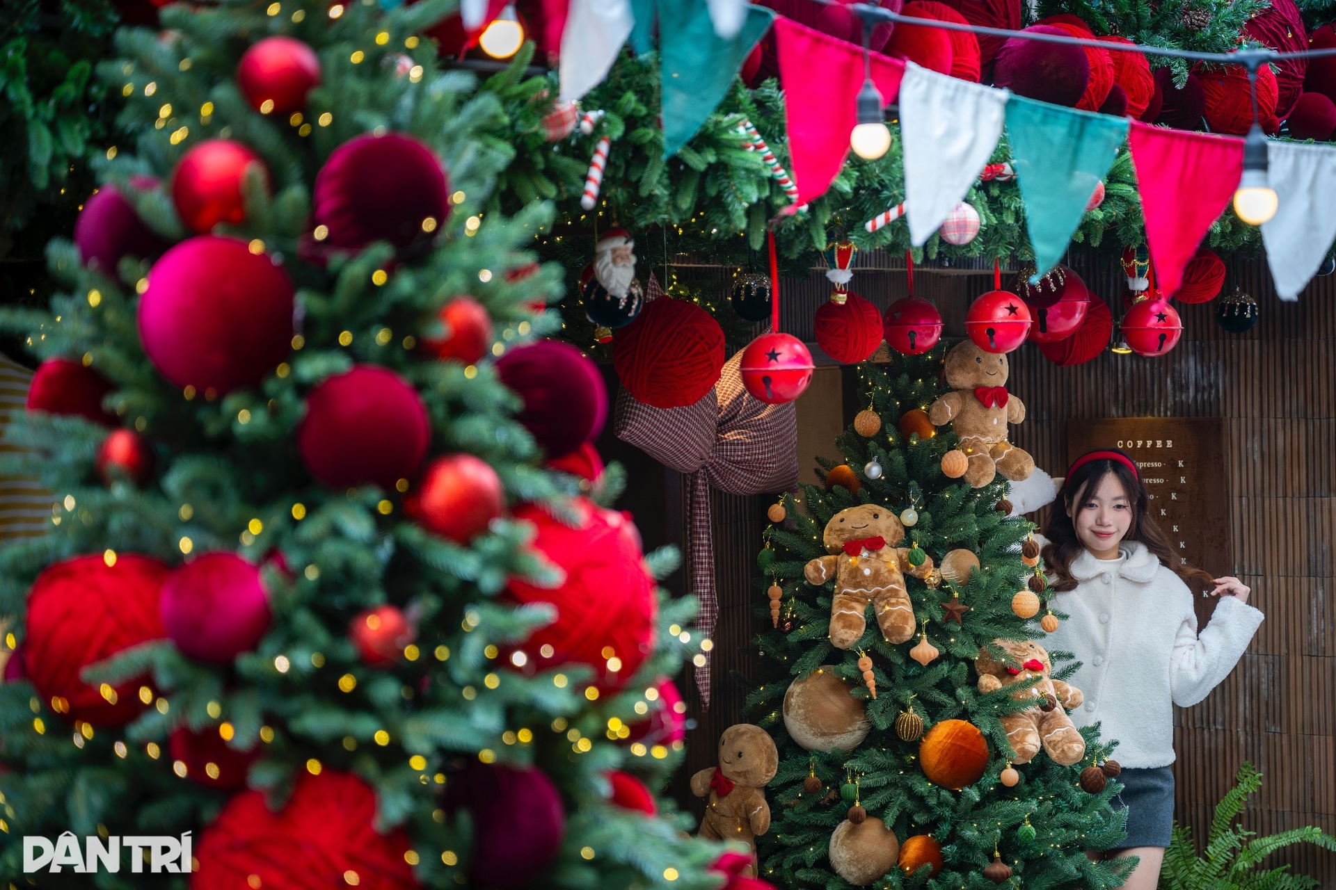 Con ngõ 100m ở Hà Nội lung linh ánh đèn, rộn ràng không khí Giáng sinh - 6