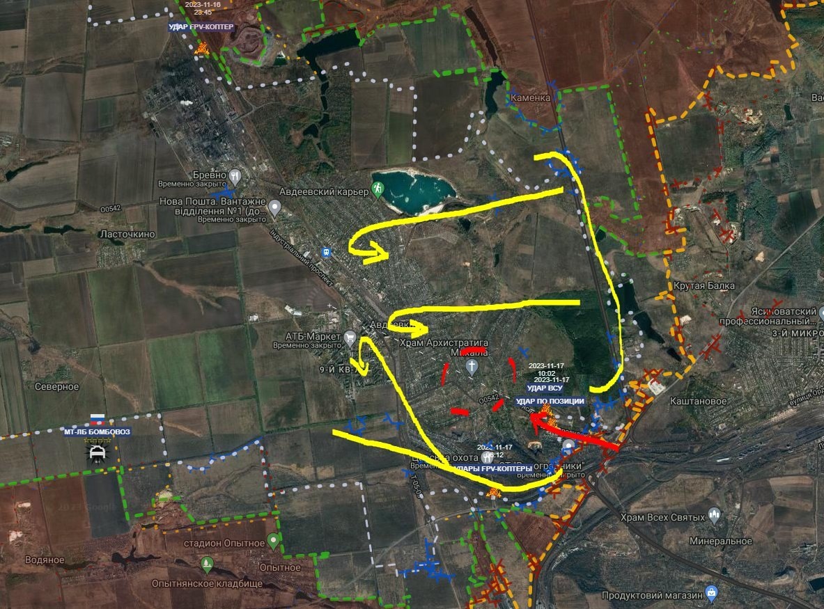 Ukraine War November 26: Russia opens the steel door, enters Avdiivka - 4 Chiến sự Ukraine 26/11: Nga mở cánh cửa thép, tiến vào Avdiivka - 4