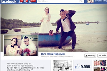 Thiệp cưới “độc” kiểu… facebook gây sốt dân mạng