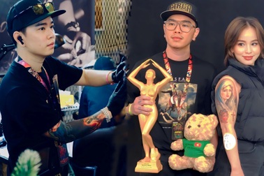 Vượt hơn 1.700km, anh chàng TPHCM "gây sốt" với hình xăm sống động như thật