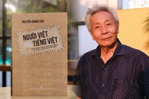 Tác giả Nguyễn Quang Thọ khóc khi ra mắt sách "Người Việt nói tiếng Việt"
