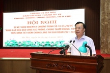 Bí thư Hà Nội: Không để vi phạm nhỏ tích tụ thành sai phạm lớn