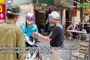 Những chốt "vùng xanh" trong khu dân cư đầu tiên ở Hà Nội
