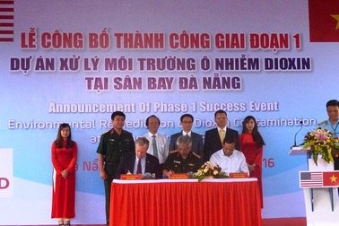 45.000 m3 đất nhiễm dioxin tại sân bay Đà Nẵng đã được xử lý