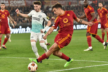 AS Roma thắng đậm Brighton tại Europa League