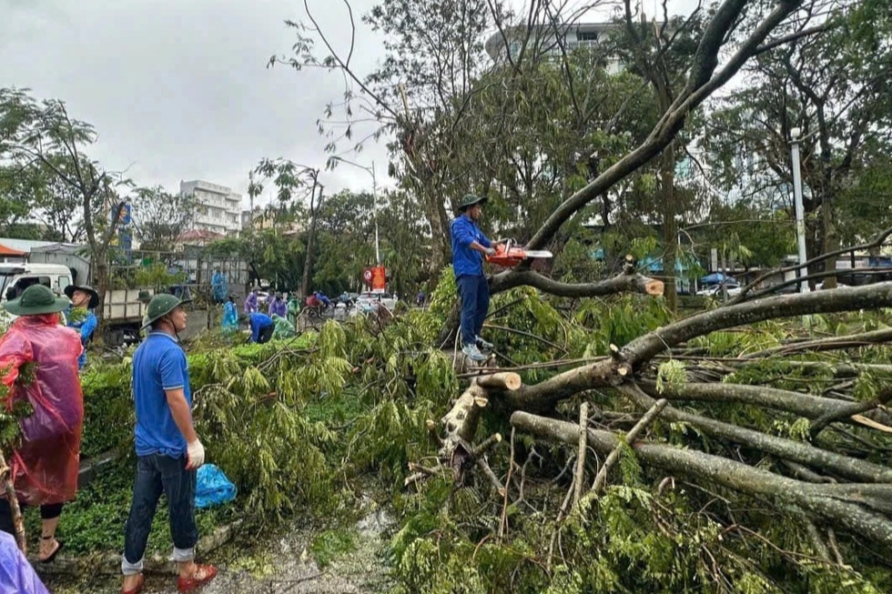 Người miền Trung gói bánh chưng, gom cá khô gửi ra vùng lũ miền Bắc - 3
