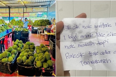 Ông bố câm xin sầu riêng cho con, nhận được món quà hào phóng từ người bán