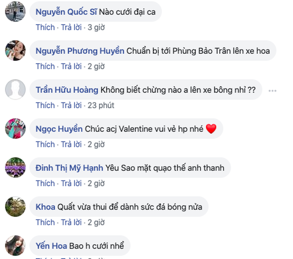 Cầu thủ Vũ Văn Thanh tỏ tình mùi mẫn với bạn gái, fan hô hào mau cưới đi - 3 Cầu thủ Vũ Văn Thanh tỏ tình mùi mẫn với bạn gái, fan hô hào mau cưới đi - 3