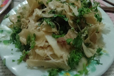 Ngon ngọt, món măng rừng đầu mùa ở Tây Bắc