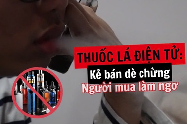 Mặc lệnh cấm, thuốc lá điện tử "nhởn nhơ" giữa Thủ đô
