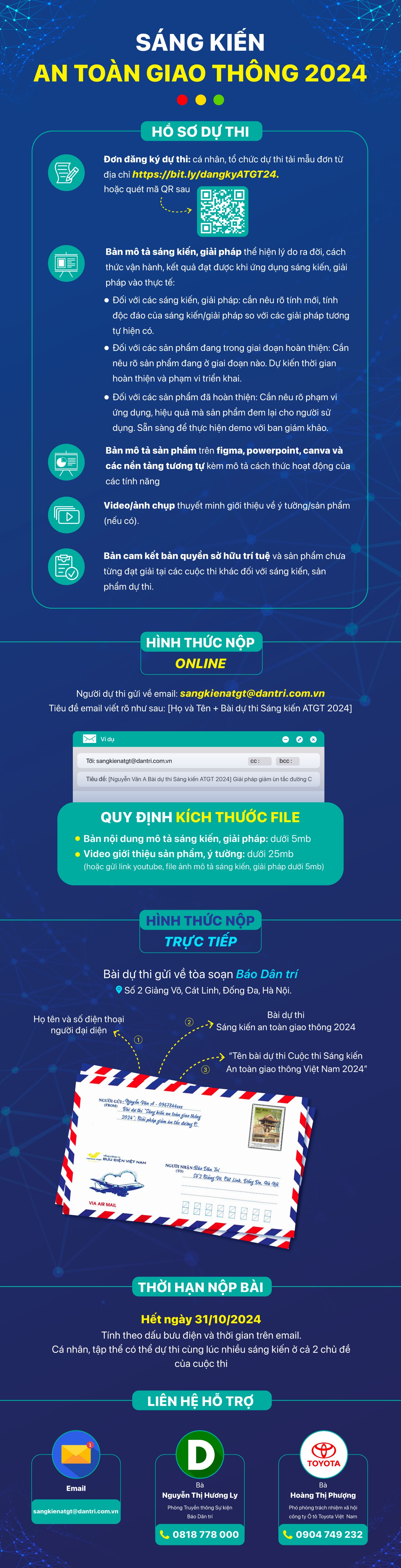 Những điểm mới về cách thức dự thi Sáng kiến An toàn Giao thông Việt Nam - 1 Những điểm mới về cách thức dự thi Sáng kiến An toàn Giao thông Việt Nam - 1