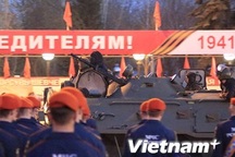 Ấn tượng tổng duyệt lễ diễu binh mừng Ngày chiến thắng ở Nga