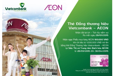 VietcomBank ra mắt sản phẩm thẻ ghi nợ nội địa đồng thương hiệu VietcomBank Aeon