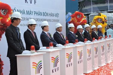 Tập đoàn Taekwang – Huchems tổ chức Lễ động thổ xây dựng nhà máy sản xuất phân bón NPK tại Việt Nam