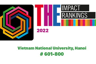 ĐH Quốc gia Hà Nội tăng điểm trong Bảng xếp hạng THE Impact Rankings 2022