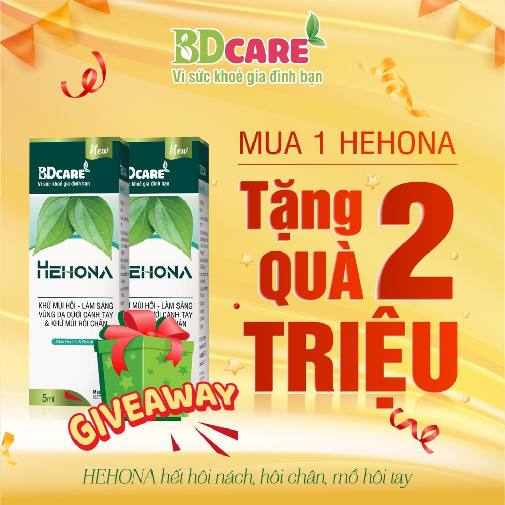 Serum trị hôi nách Hehona - xua tan nỗi lo mùi cơ thể - 5 Serum trị hôi nách Hehona - xua tan nỗi lo mùi cơ thể - 5
