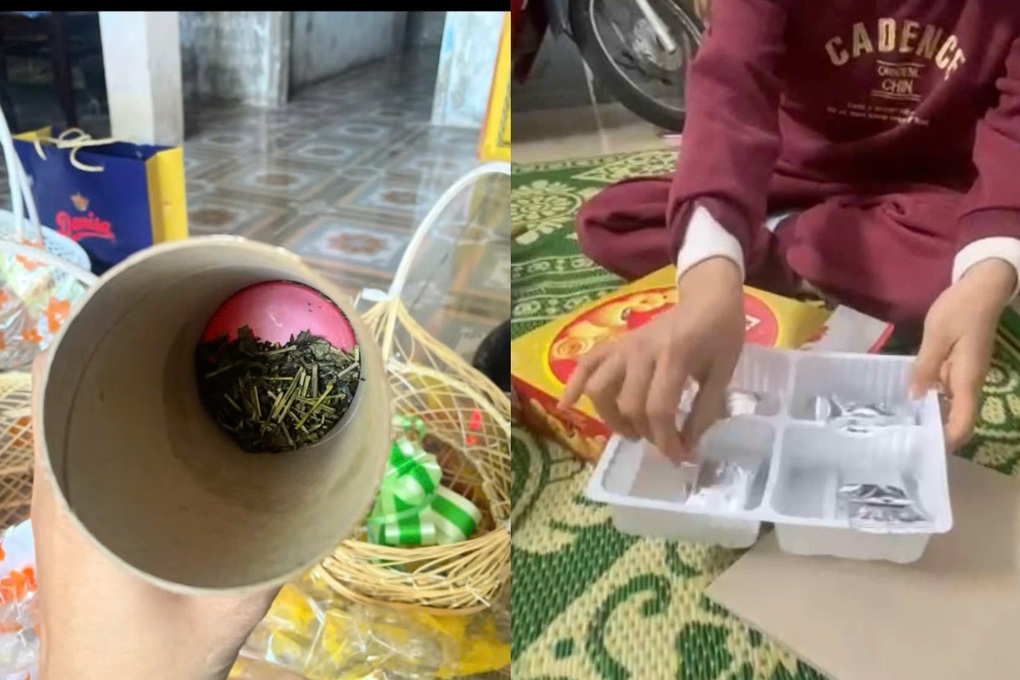 Bi hài cảnh khui giỏ quà sau Tết: Vỏ thượng hạng châu Âu, ruột toàn giấy - 1 Bi hài cảnh khui giỏ quà sau Tết: Vỏ thượng hạng châu Âu, ruột toàn giấy - 1