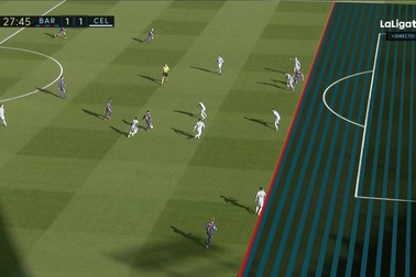 Barcelona lại bị “cướp” bàn thắng trước Celta Vigo?