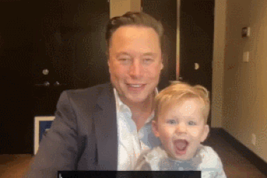 Con trai út của Elon Musk "chiếm sóng" khi ngồi họp trực tuyến cùng cha