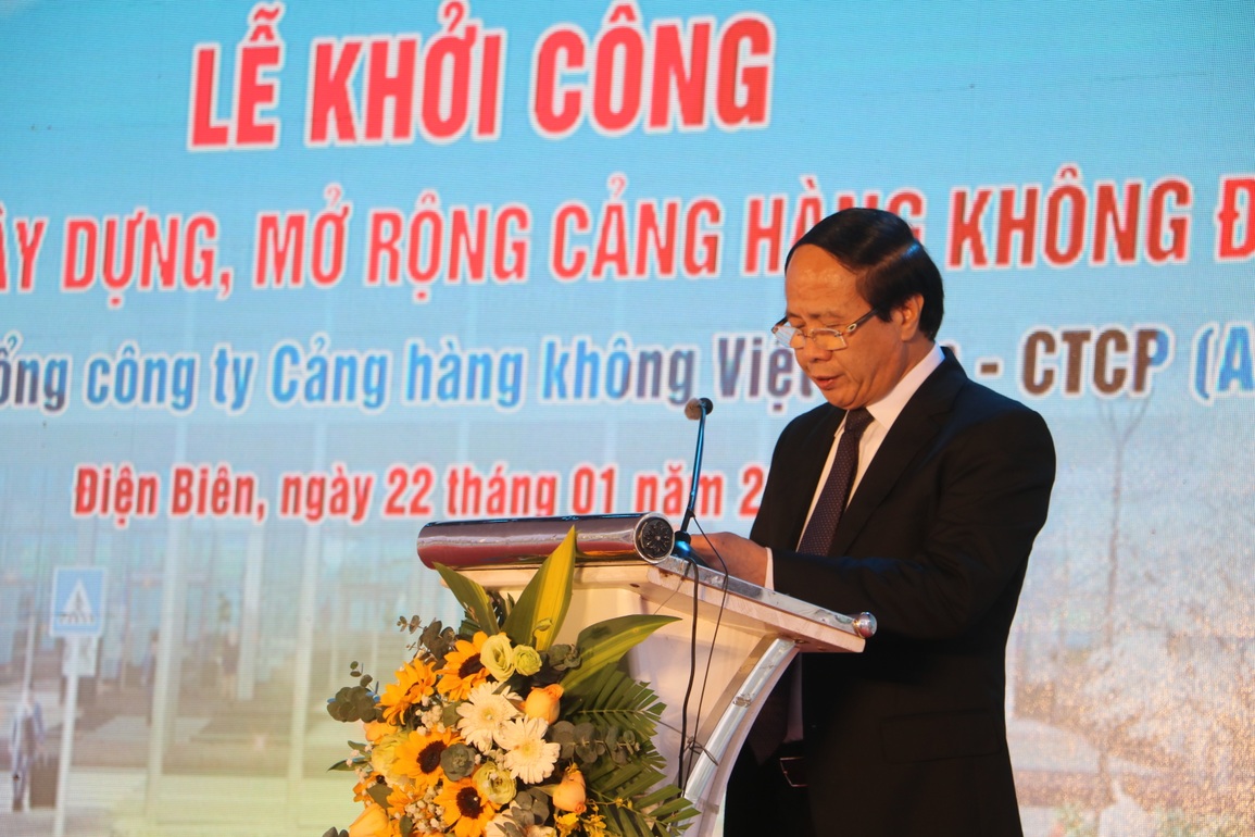 Phó Thủ tướng phát lệnh khởi công dự án sân bay quan trọng nhất Tây Bắc - 1 Phó Thủ tướng phát lệnh khởi công dự án sân bay quan trọng nhất Tây Bắc - 1