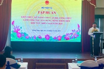 Bộ Nội vụ tập huấn cán bộ công chức cấp tỉnh, xã ở 8 tỉnh thành phía Nam