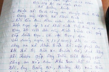Vụ Công an xã xịt hơi cay vào mắt dân: Dân lại tố công an "ép" làm chứng khống