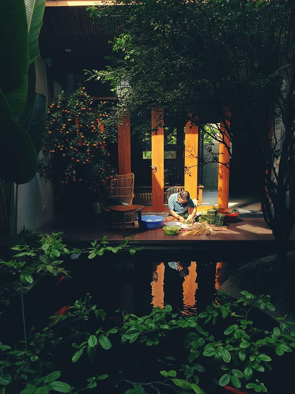 Gia đình trẻ ở Đà Nẵng làm vườn, nuôi cá trong biệt thự giữa phố - 5 Gia đình trẻ ở Đà Nẵng làm vườn, nuôi cá trong biệt thự giữa phố - 5