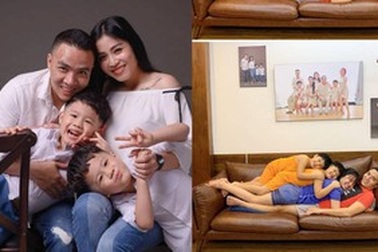 MC Hoàng Linh chia sẻ ảnh gia đình nằm chồng lên nhau gây “bão mạng”