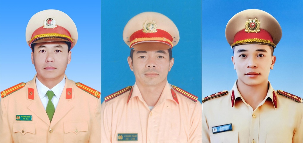 Trình Thủ tướng cấp bằng Tổ quốc ghi công với 3 cảnh sát giao thông hy sinh  - 1 Trình Thủ tướng cấp bằng Tổ quốc ghi công với 3 cảnh sát giao thông hy sinh  - 1