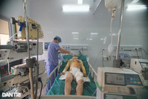 Người cha nguy kịch vì bỏng điện, chưa kịp nhìn mặt con mới sinh