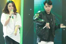 Cặp mẹ con hát trống cơm phong cách hip hop khiến giám khảo “phát sốt”